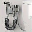 Toilet Airbrush Companion One In Two Out Function Water Outlet Corner Valve Toile Booster Airbrush Household Corner Valve Rinser