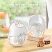 Electric Breast Pump Wearable Hands Free Breastfeeding Nursing Milk Pump 4 Modes 12 Suction Levels Low Noise Battery