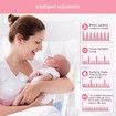 Wearable Breast Pump, Hands Free Electric Breast Pump with 4 Mode 12 Levels, Leak Proof Design and Low Noise (Pink)