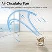 Desk Fan, Air Circulator Quiet Operating Fan For Bedroom, Portable Fan with USB, Personal Fan For Office and Living Room