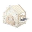 Kids Playhouse Cubby House Pretend Play Gym Cottage Cabin Childrens Activity Centre Toy Building Block Table Storage Box
