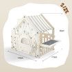 Kids Cubby House Playhouse Childrens Pretend Play Gym Cottage Cabin Activity Centre Toy Building Block Table Storage Box