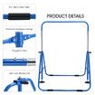 Kids Gymnastics Bar Training Climbing Frame Playground Workout Horizontal Expandable Monkey Kip for Home Blue
