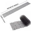 400cm Cat Spike Mat Outdoor Cat Deterrent Mat with Spikes Prickle Strips Indoor Dog Digging Deterrent Anti Cats Network Cat Spikes for Garden Fence, Black
