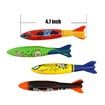 Diving Pool Toy Underwater Swimming Throwing Diving Torpedo Shark,4 Pack