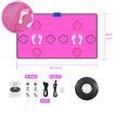 PU Dance Game Mat AR Camera 30MM Thick Double Electronic Dancing Pad Wireless Music 2 Motion Sensor Controllers Running HDMI TV Kids Birthday Christmas Gifts