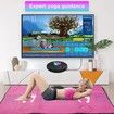 PU Dance Game Mat AR Camera 30MM Thick Double Electronic Dancing Pad Wireless Music 2 Motion Sensor Controllers Running HDMI TV Kids Birthday Christmas Gifts