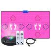 PU Dance Game Mat AR Camera 30MM Thick Double Electronic Dancing Pad Wireless Music 2 Motion Sensor Controllers Running HDMI TV Kids Birthday Christmas Gifts