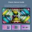Wireless Dance Mat Double PVC 11mm Thick DUO Music Fitness Dancing Pad Dual Handles Running Game HDMI TV Birthday Christmas Gift Entertainment