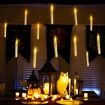 Halloween Decorations,Floating Candles with Wand,12 Pcs Magic Flickering Warm Light Flameless Floating LED Candle Decor for Indoor Home Room Classroom Bedroom Party