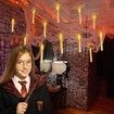 Halloween Decorations,Floating Candles with Wand,12 Pcs Magic Flickering Warm Light Flameless Floating LED Candle Decor for Indoor Home Room Classroom Bedroom Party