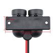 Dual Cigarette Lighter Socket Waterproof 12V Power Outlet for Car Marine Boat Rv ATV Truck Motorcycle