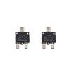 2Pcs 20A 125 to 250Vac 50Vdc Automatic Reset Relay Fuse Therma Switch Circuit Breaker Current Overload Protector Children Ride On Toy Car Accessories