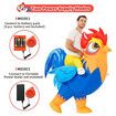 Halloween Inflatable Rooster Costume, Funny Cosplay Halloween Costume for Men Women Birthday Christmas, Suitable for Height 150-190 CM