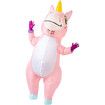 Inflatable Costume, Full Body Riding a Unicorn Blow Up Costume for Halloween Inflatables Party, Suitable for Height 150-190 CM (Pink)