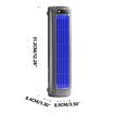 Portable Air Conditioning Fan Rechargeable Tower Cooling Fan Quiet with 3 Speeds Wall-mounted  Desktop with Hook Color Grey