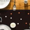 Polka Dot Ghost Pumpkin Cat Boo Halloween Table Runner, Bat Seasonal Fall Kitchen Dining Table Decoration for Home Party Decor-33*183CM