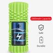 Electric Foam Roller for Deep Tissue Muscle Massager 5 Speeds Vibrating Fitness Yoga Roller with Music(1 Pack-Green)