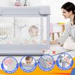 Baby Playpen Fence Pen Activity Centre Playground Enclosure Safety Gate Barrier Play Room Yard 150x150cm