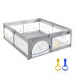 Baby Playpen Fence Pen Activity Centre Playground Enclosure Safety Gate Barrier Play Room Yard 150x150cm