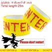 2Pcs Halloween Decorations Caution Tape, Do Not Enter Yellow Scary Caution Tape Roll 4.8CM x 25M