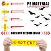 2Pcs Halloween Decorations Caution Tape, Do Not Enter Yellow Scary Caution Tape Roll 4.8CM x 25M