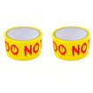 2Pcs Halloween Decorations Caution Tape, Do Not Enter Yellow Scary Caution Tape Roll 4.8CM x 25M