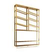 Wall Mounted Wine Rack Bottle Glass Storage Holder Modern Metal Corner Hanging Shelf Display Hanger for Home Bar Cellar