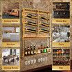 Wall Mounted Wine Rack Bottle Glass Storage Holder Modern Metal Corner Hanging Shelf Display Hanger for Home Bar Cellar