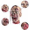Halloween Decoration Props, Scary Hanging Severed Head Life Size Latex Zombie Head for Halloween Party Indoor Outdoor Bar Haunted House Decor
