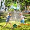 Sprinkler Rocket Launcher for Kids,Outdoor Water Toys for Boys Girls Age3+,Summer Outside Activity,Green Dino