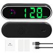 Car Headup Display GPS Digital Speedometer KM/H Colorful LED Display Clock & Compass Function Overspeed Alarm for Car Truck SUV RV