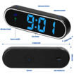 Car Headup Display GPS Digital Speedometer KM/H Colorful LED Display Clock & Compass Function Overspeed Alarm for Car Truck SUV RV