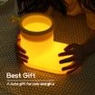 Night Light for Kids,Rechargeable Cute Silicone Nursery Lamp Adjustable NightLigh with Timer, Fun Squishy Night Lamp for Bedroom