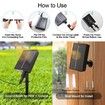 Solar Meteor Shower Lights 10 Tubes 30cm 6.6m Remote Waterproof String Lights Party Wedding Tree Halloween Christmas Outdoor Decorations Col.Blue
