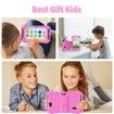 Kids Tablet Android 11 7 Inch 2GB RAM 32GB ROM WiFi Bluetooth Dual Camera Pink Educational Apps