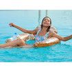 Inflatable Pool Float Chair,Floating Pool Chair Lounge Floats for Swimming Pool Water Chair Pool Lounger with Cup Holder Pool Toy Party Floaties (Size:L,100x80cm)