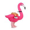 Halloween Inflatable Flamingo Costume,Funny Halloween Blow Up Costume,Christmas Costume, Suitable for Height 150-190 CM