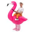 Halloween Inflatable Flamingo Costume,Funny Halloween Blow Up Costume,Christmas Costume, Suitable for Height 150-190 CM