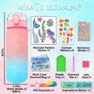 Decorate Your Own Water Bottle Kits for Girls Age3+,Mermaid Gem Diamond Painting Crafts,Fun Arts and Crafts Gifts Toys for Girls Birthday Christmas (Mermaid)