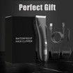 Trimmer for Men Body Grooming Kit, Electric Body Balls Trimmer for Men Pubic Groin Hair Trimmer, Black
