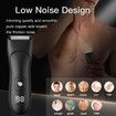 Trimmer for Men Body Grooming Kit, Electric Body Balls Trimmer for Men Pubic Groin Hair Trimmer, Black
