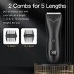 Trimmer for Men Body Grooming Kit, Electric Body Balls Trimmer for Men Pubic Groin Hair Trimmer, Black