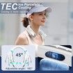 Portable Bladeless Neck Fan Personal Rechargeable Cooling Air Conditioner Hands Free Wearable Fan For Men Women Travel White
