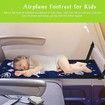 Kids Airplane Bed Seat Extender Folding Design for Emergency Aisle Window Seats