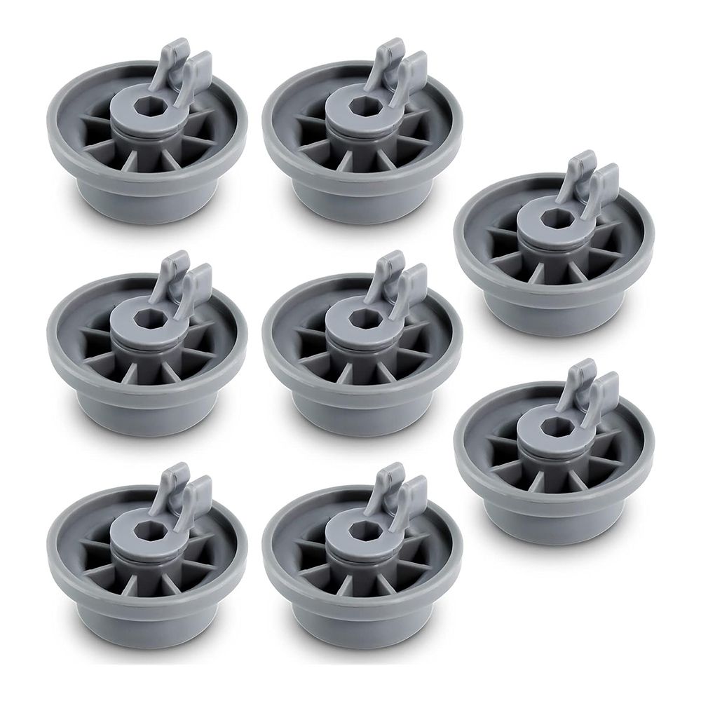 Dishwasher Wheels Lower Rack 8 Pcs 165314 Compatible Bosch Replacement 420198 AP2802428 PS3439123 Dish Rack Parts