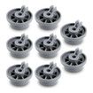 Dishwasher Wheels Lower Rack 8 Pcs 165314 Compatible Bosch Replacement 420198 AP2802428 PS3439123 Dish Rack Parts