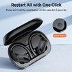 Sport Wireless Bluetooth Earbuds 96H Playback Earhooks In-Ear Headphones Built-in Mic Bass Stereo Headset for Gym Workout Running
