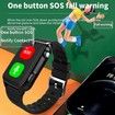 Elderly SOS GPS Camera Smart Watch Phone 4G Two-way Talk Smartwatch Alarm Alert Systems Seniors Safety Fence emergency Video call Col.Black