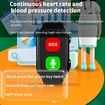 Elderly SOS GPS Camera Smart Watch Phone 4G Two-way Talk Smartwatch Alarm Alert Systems Seniors Safety Fence emergency Video call Col.Black